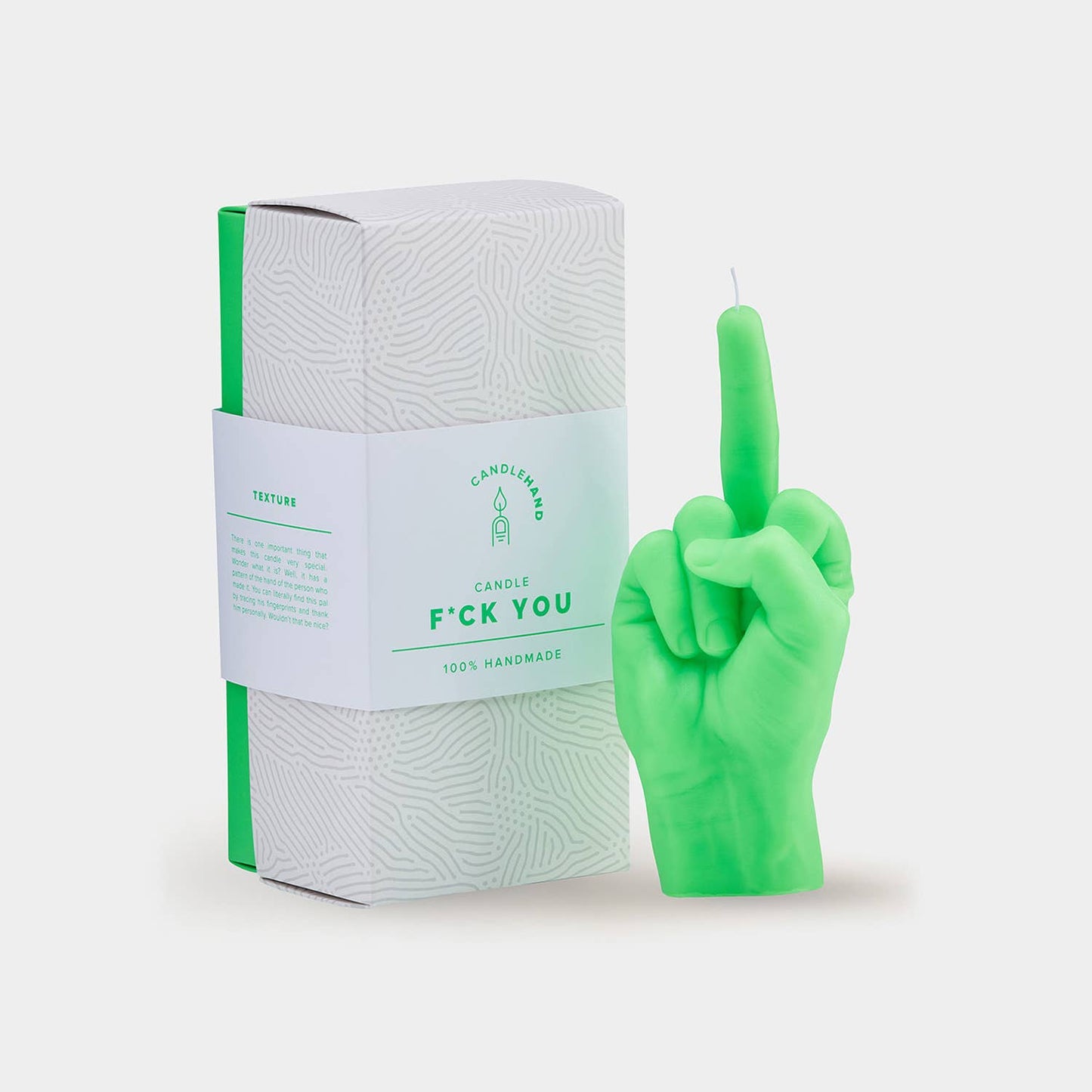 CandleHand Hand Gesture Candle - Middle Finger