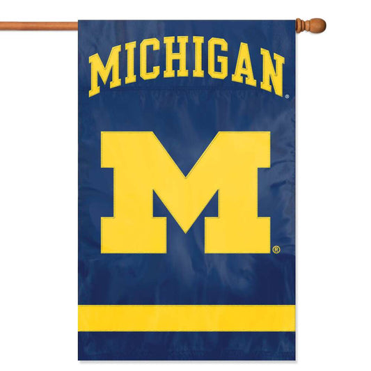 Michigan Applique Banner Flag