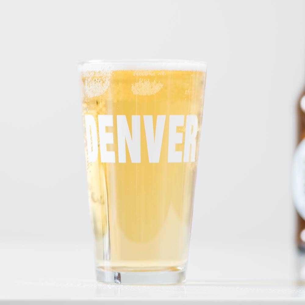 Customized Location Typography Glasses