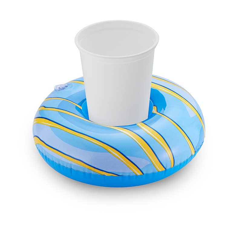 Floatie Bluetooth Speaker & Koozie - Blue Donut