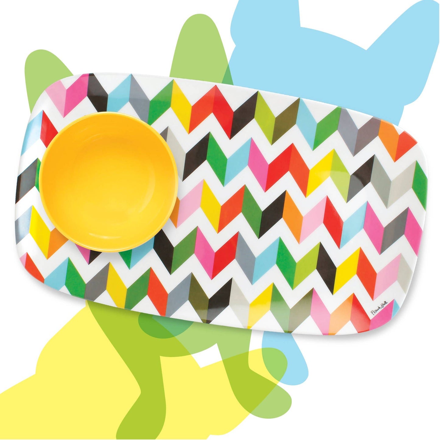 Ziggy 13.75" Rectangular Platter