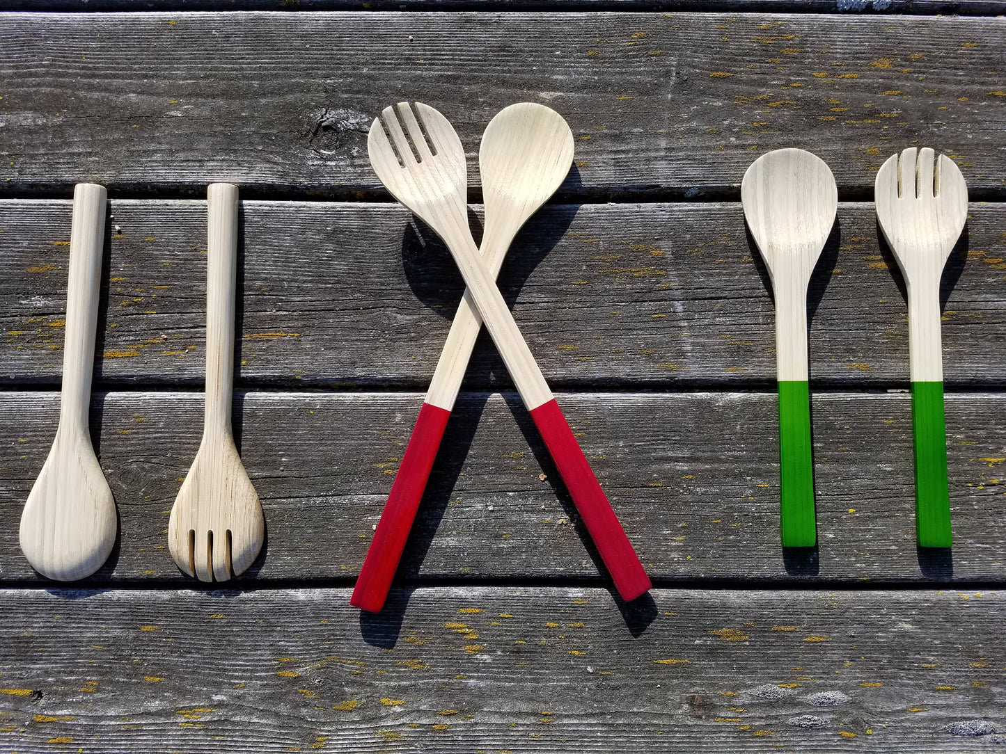 Small Bamboo Server Set