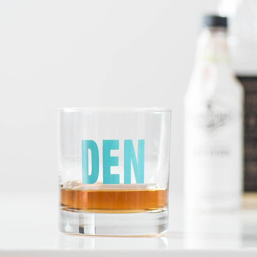 Customized Location Typography Glasses