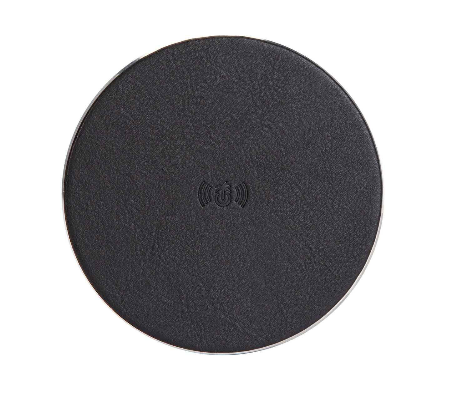 Black - Wireless Charging Leather Pad (Fast Charge 10W)