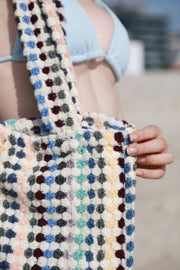 Multi Colored Dot Terry Tote