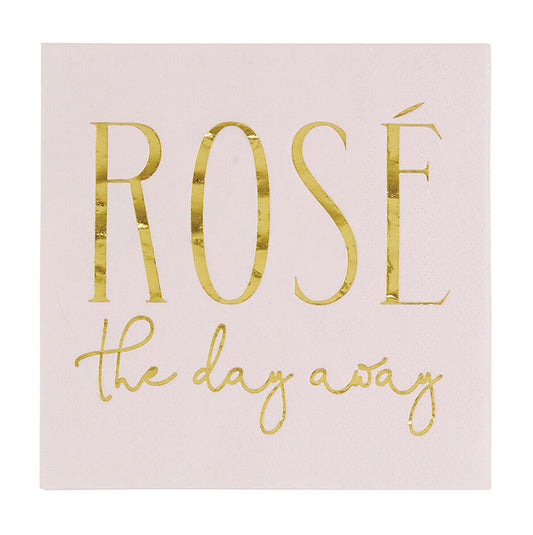 Cocktail Napkin - Rose The Day Away