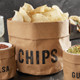 Washable Paper Holder - Chips - Large
