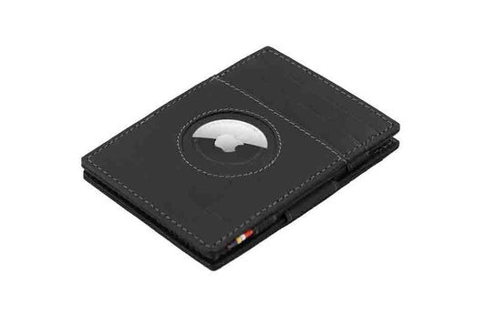 Leather Wallet with Airtag