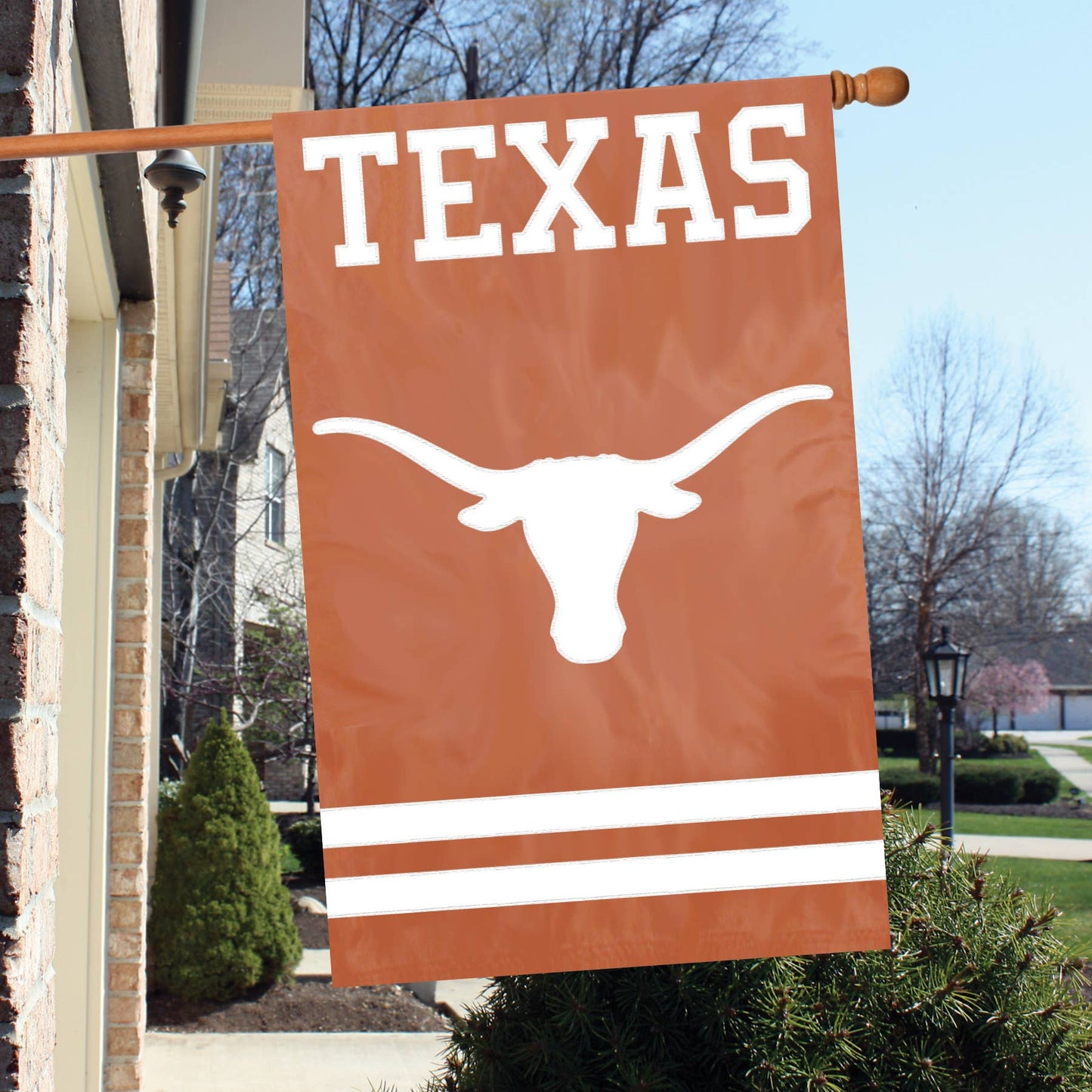 Texas Longhorns Applique Banner Flag