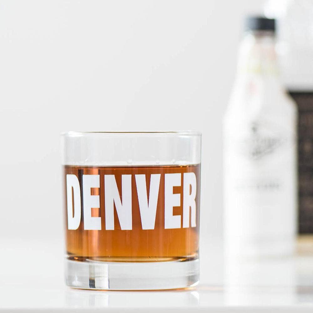 Customized Location Typography Glasses