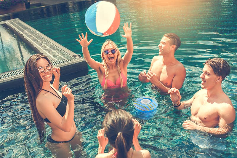 Floatie Bluetooth Speaker & Koozie - Blue Donut