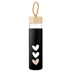 Glass Bottle - Hearts