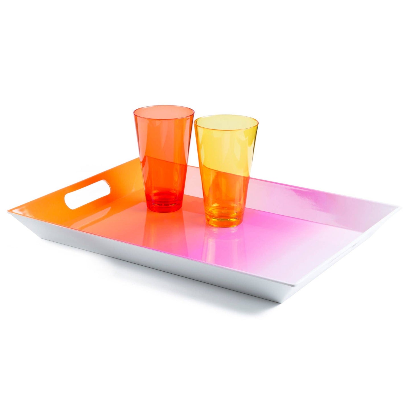 Pink Ombré Serving Tray