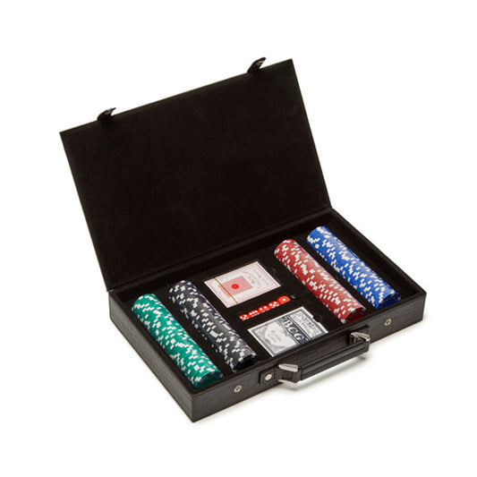 Logan Poker Set - 200 Chips-Navy