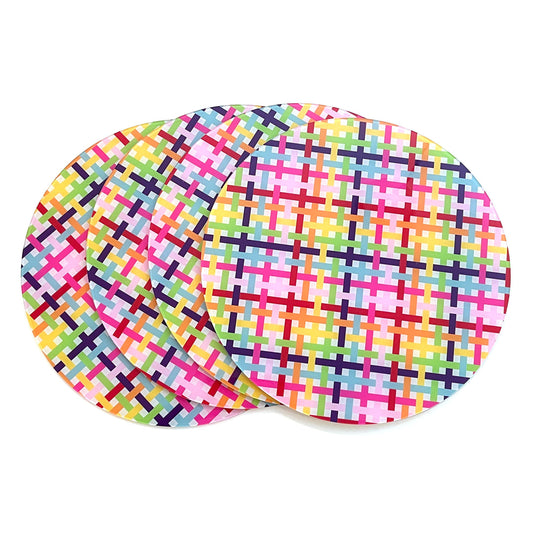 Party Plaid Placemats- Set of 4