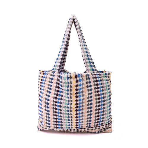 Multi Colored Dot Terry Tote