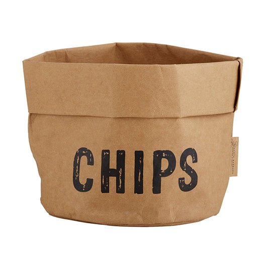Washable Paper Holder - Chips - Large
