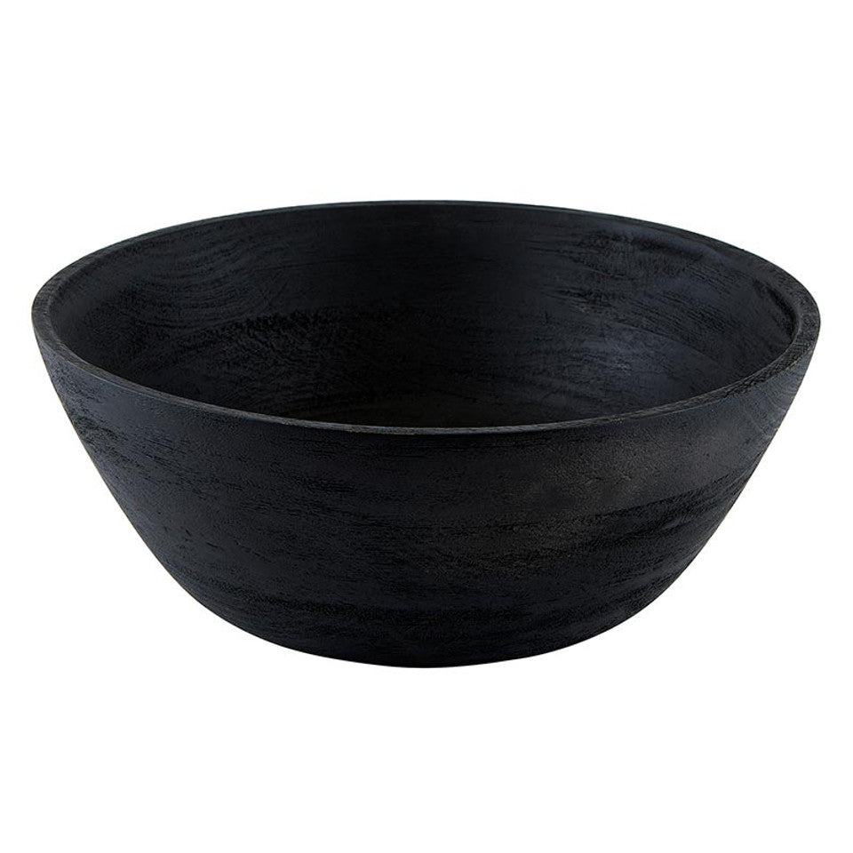 Black Savanna Textured Salad Bowl