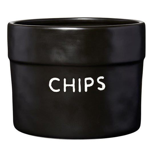 Black Ceramic Chips Bag