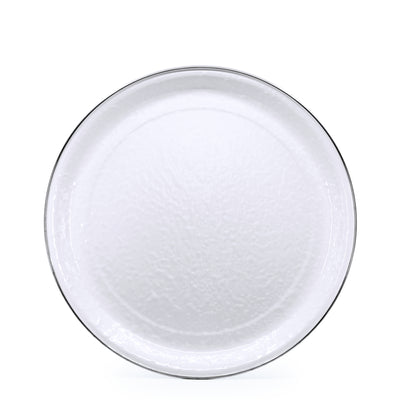 Medium White Enamel Tray