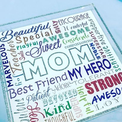 Acrylic Tray- MOM